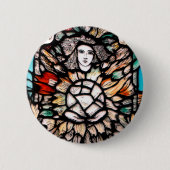 Meditatie in kleuren ronde button 5,7 cm (Voorkant)