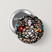 Meditatie in kleuren ronde button 5,7 cm (Voorkant /achterkant)