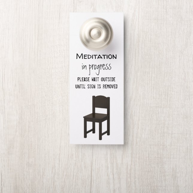 Meditatie in uitvoering Door Hanger (Op knop)