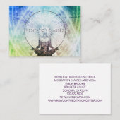 Meditatie-instructies Visitekaartje (Voorkant / Achterkant)