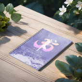 Meditatie Instructor Yoga Pose Om Sign Notitieboek