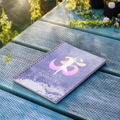 Meditatie Instructor Yoga Pose Om Sign Notitieboek