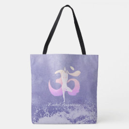 Meditatie Instructor Yoga Pose Om Sign Tote Bag
