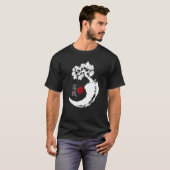 Meditatie Japans Bonsai T-shirt Yin Yang Buddhist  (Voorkant volledig)