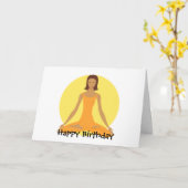 Meditatie Kaart (Gele Bloem)