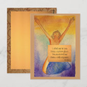 Meditatie Kaart over dankbaarheid (Voorkant / Achterkant)