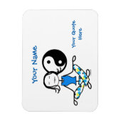 Meditatie Karma Koelkast Magneet (Verticaal)