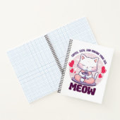 Meditatie kat - Kawaii kat Notitieboek (Binnen)