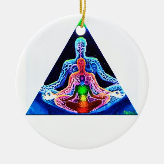 Meditatie Keramisch Ornament (Voorkant)