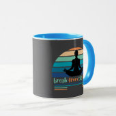 Meditatie koffiemok mok (Voorkant rechts)