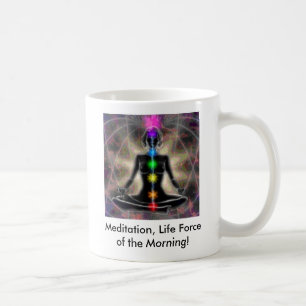 Meditatie, levenskracht van de Morn... Koffiemok