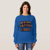 meditatie lopend T-Shirt Hoodie (Voorkant volledig)