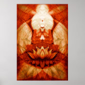 Meditatie.Lotus4 Poster (Voorkant)