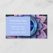 Meditatie Lotus Yoga Flow Professional Executive Visitekaartje (Achterkant)