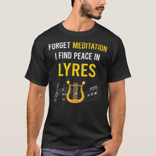 Meditatie Lyre T-shirt (Voorkant)