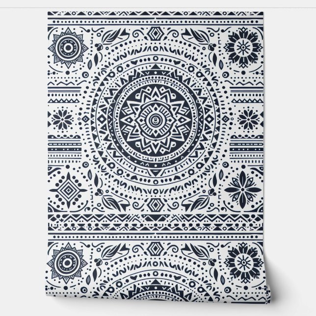 Meditatie Mandala Behang (Afrollen)