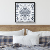 Meditatie Mandala Canvas Afdruk (Insitu (Slaapkamer))