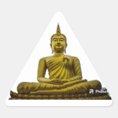 Meditatie Master Boeddha sticker (Voorkant)