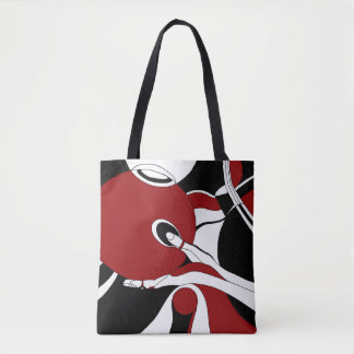 Meditatie met cirkels tote bag