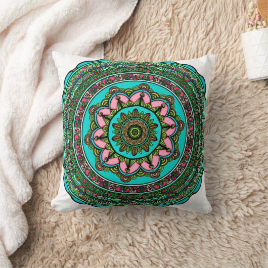 Meditatie Mindful Kussen Ontwaken Mandala (Deken)