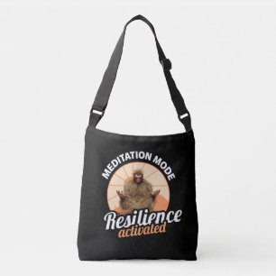 Meditatie Modus Bigfoot Weerbaarheid Geactiveerd Crossbody Tas