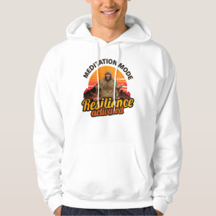 Meditatie Modus Weerbaarheid Geactiveerd Bigfoot K Hoodie