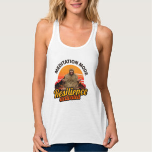 Meditatie Modus Weerbaarheid Geactiveerd Bigfoot K Tanktop