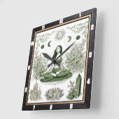 Meditatie Natuur Zen Vierkante Klok (Hoek)