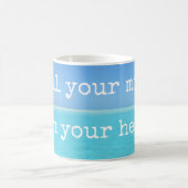 Meditatie Nog steeds je geest Open je hart Koffiemok (Center)