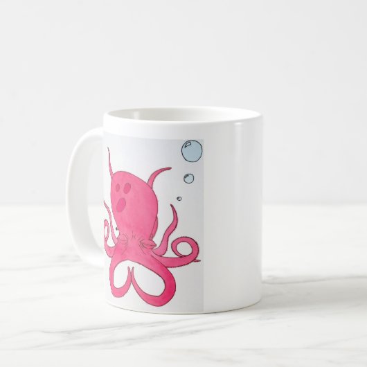 Meditatie Octopus Koffiemok (Voorkant links)