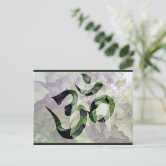 meditatie om briefkaart (Staand voorkant)