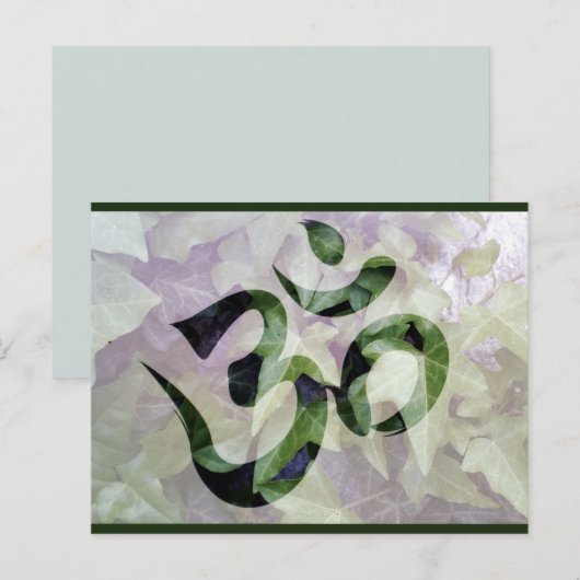 meditatie om briefkaart (Voorkant / Achterkant)