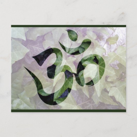 meditatie om briefkaart (Voorkant)