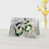 meditatie om wenskaart kaart (Gele Bloem)