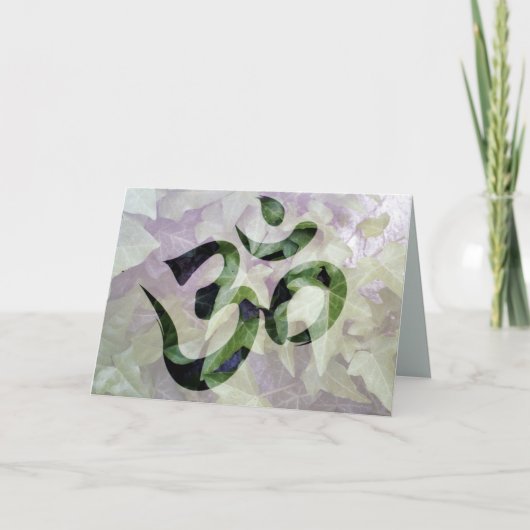 meditatie om wenskaart kaart (Voorkant)