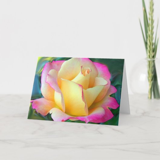 Meditatie op een Roos Kaart (Voorkant)