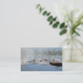 Meditatie op het water visitekaartje (Staand voorkant)