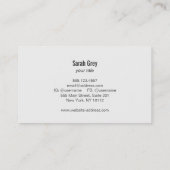 Meditatie Pose Visitekaartje (Achterkant)