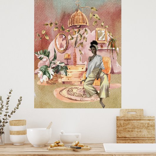 Meditatie Poster (Keuken)