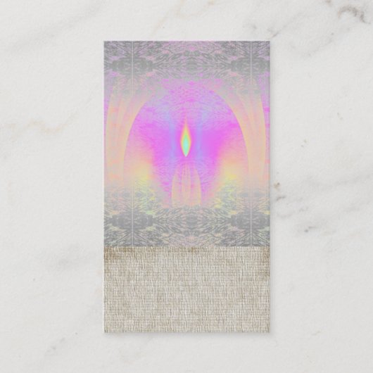 Meditatie Regenboog Klasse Yoga Visitekaartjes (Voorkant)