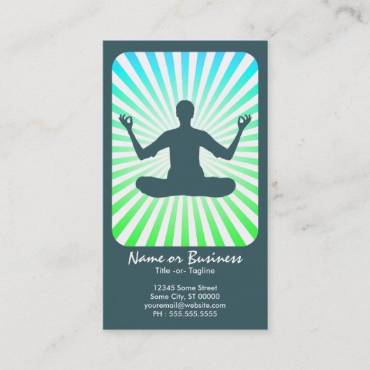 meditatie : retrorefrays visitekaartje (Voorkant)