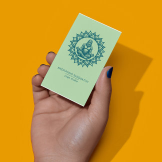 Meditatie Sasquatch Yoga Studio QR Code Visitekaartje