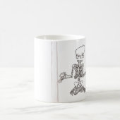 meditatie skelet koffiemok (Center)