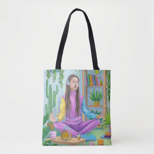 meditatie tote bag (Voorkant)