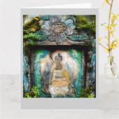Meditatie Triptiek Kaart (Gele Bloem)