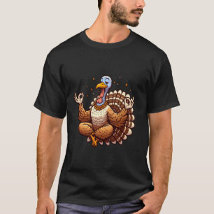Meditatie Turkije Yoga Pose Relaxing Dier T-shirt