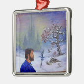 MEDITATIE VAN EEN RIDDER METALEN ORNAMENT (Links)