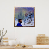MEDITATIE VAN EEN RIDDER POSTER (Keuken)