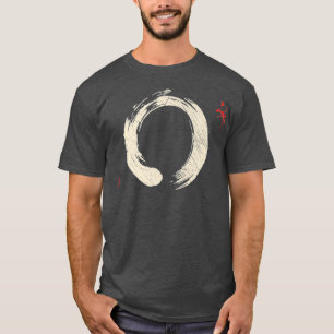 Meditatie van het boeddhisme Yoga Bonsai Zen Enso  T-shirt