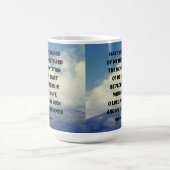 Meditatie van mijn hartspil 19:14 Bijbelversie Koffiemok (Center)